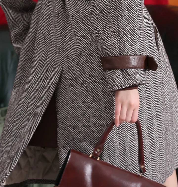 Women's Herringbone Coat