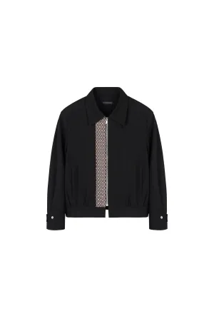 Wool Blend Patch Jacket