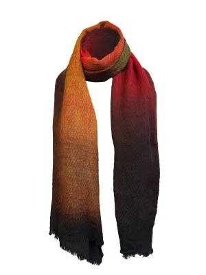 Wool Scarf - Rust