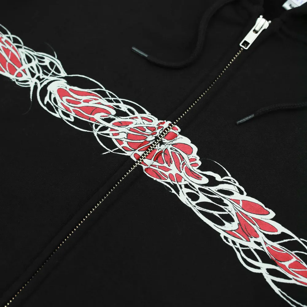 Yardsale 'Warped' Zip Hood (Black)